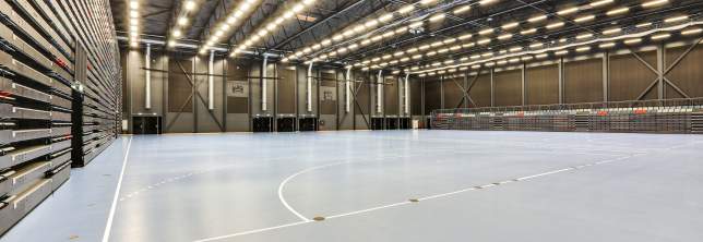 Hal D, en kæmpearena med 2.600 m2 til store konferencer og events